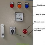 Mặt trước của Tủ điện chống mất pha đơn giản