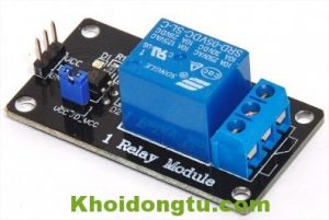 Một module relay kiểu mẫu