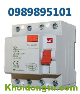 RCBO LS CB tép bảo vệ quá tải và chống rò điện, loại RKP, RKN